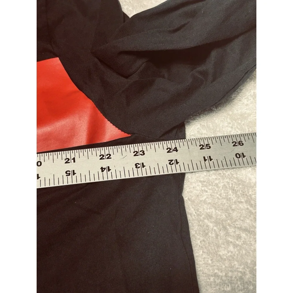 Polo Ralph Lauren Men's XL Long Sleeve Graphic Logo Tee Black Red Pristine EUC